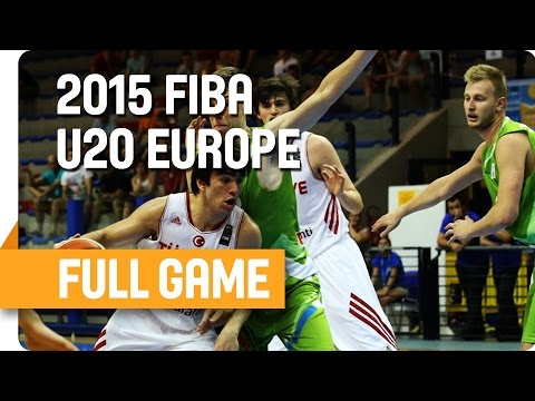Turkey v Slovenia - Group D - Full Game - U20 European Championship Men