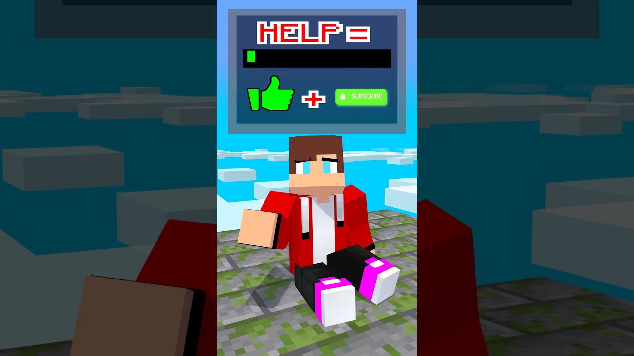 Run Challenge : JJ vs Mikey - Maizen Minecraft Animation #maizen #minecraft #shorts