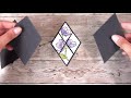 Handy Tips for Successful Cardmaking! - Simple Black and White - Repeating Shapes - Cut Up Stamping