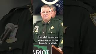 'We will kill you, graveyard dead': Brevard Sheriff Wayne Ivey warns against riots in Florida