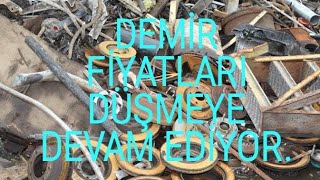 Demir fiyatları düşmeye devam ediyor