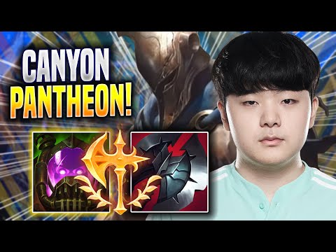 CANYON TRIES NEW PANTHEON BUILD! - DK Canyon Plays Pantheon JUNGLE vs Viego! | Season 2022