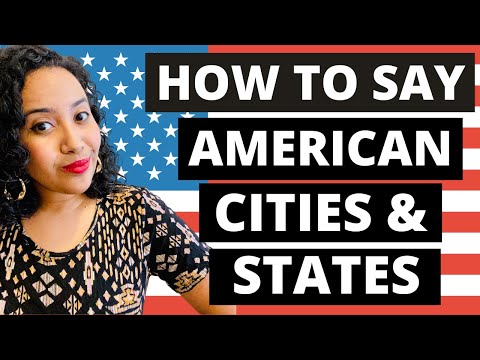 English Pronunciation Lesson | How to Pronounce American Cities & States