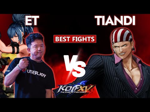 KOF XV  👽 ET (Sylvie, Random, Leona) vs TIANDI (Billy, Duo Lon, Sylvie)  Best Fights KOF15