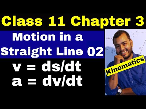 Class 11 chap 3 : Motion in a Straight Line 02 || Instantaneous Velocity || Kinematics || IIT/ NEET