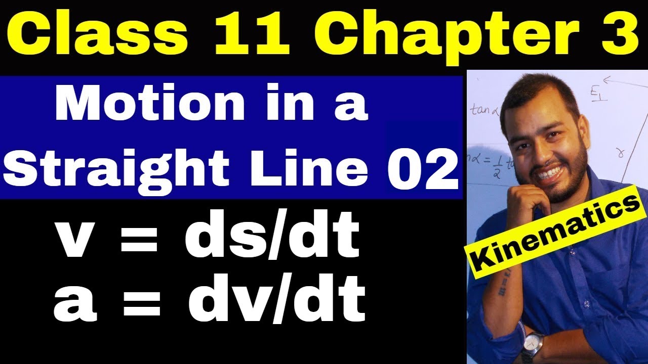 Class 11 chap 3 : Motion in a Straight Line 02 || Instantaneous Velocity || Kinematics || IIT/ NEET