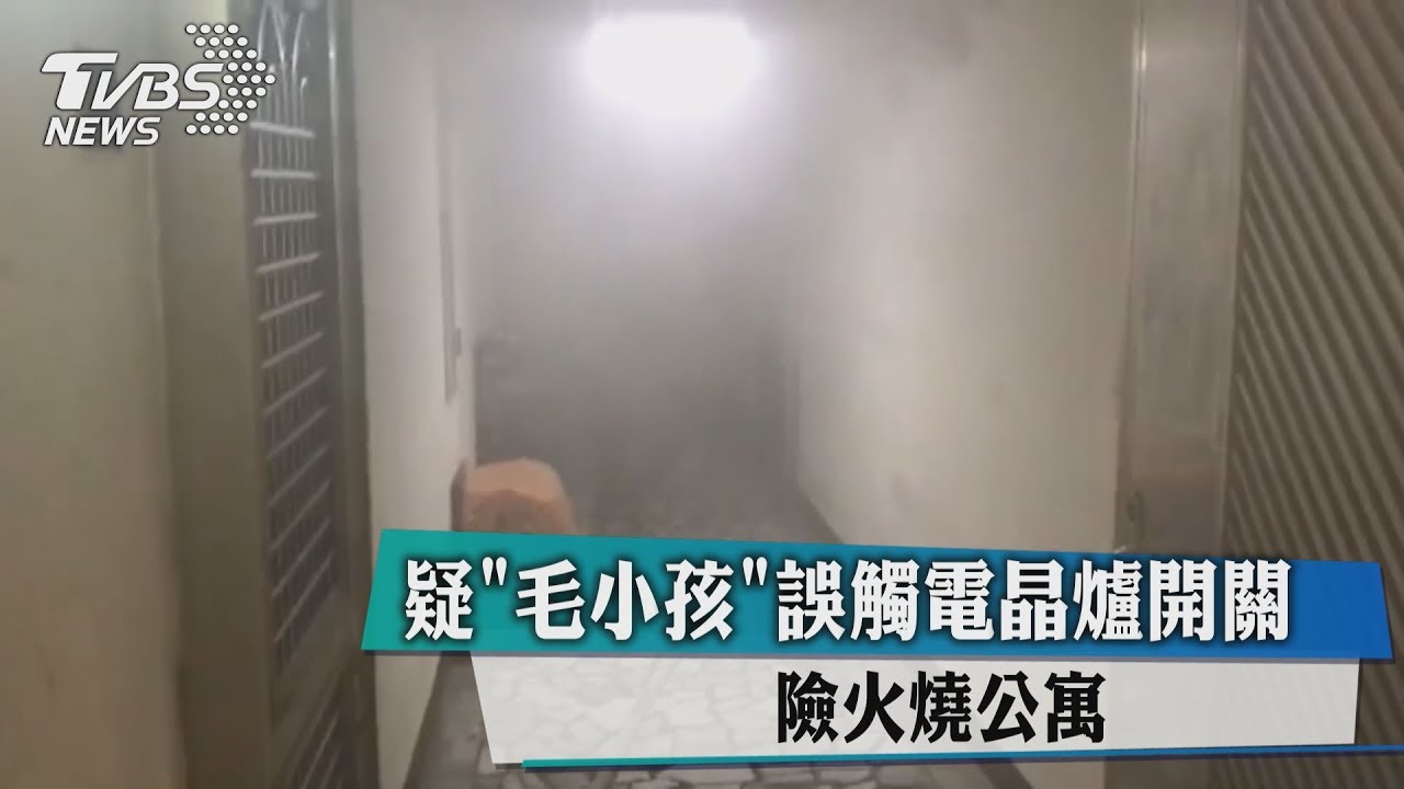 疑「毛小孩」誤觸電晶爐開關 險火燒公寓