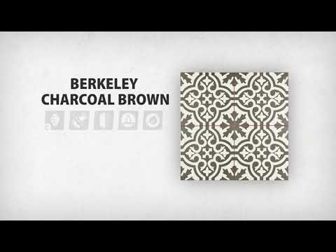 SomerTile |Berkeley Charcoal Brown