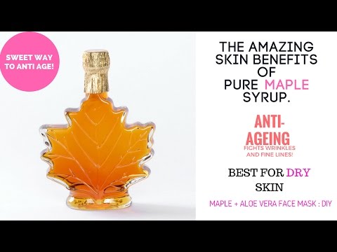 HOW TO MAKE A MAPLE SYRUP FACE PACK FOR ANTI AGEING BENEFITS | DIY TRIED AND TESTED Video