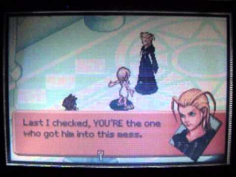 Kingdom Hearts Chain of Memories GBA Cutscene 113 - Larxene's Sneer (Sora's Story)
