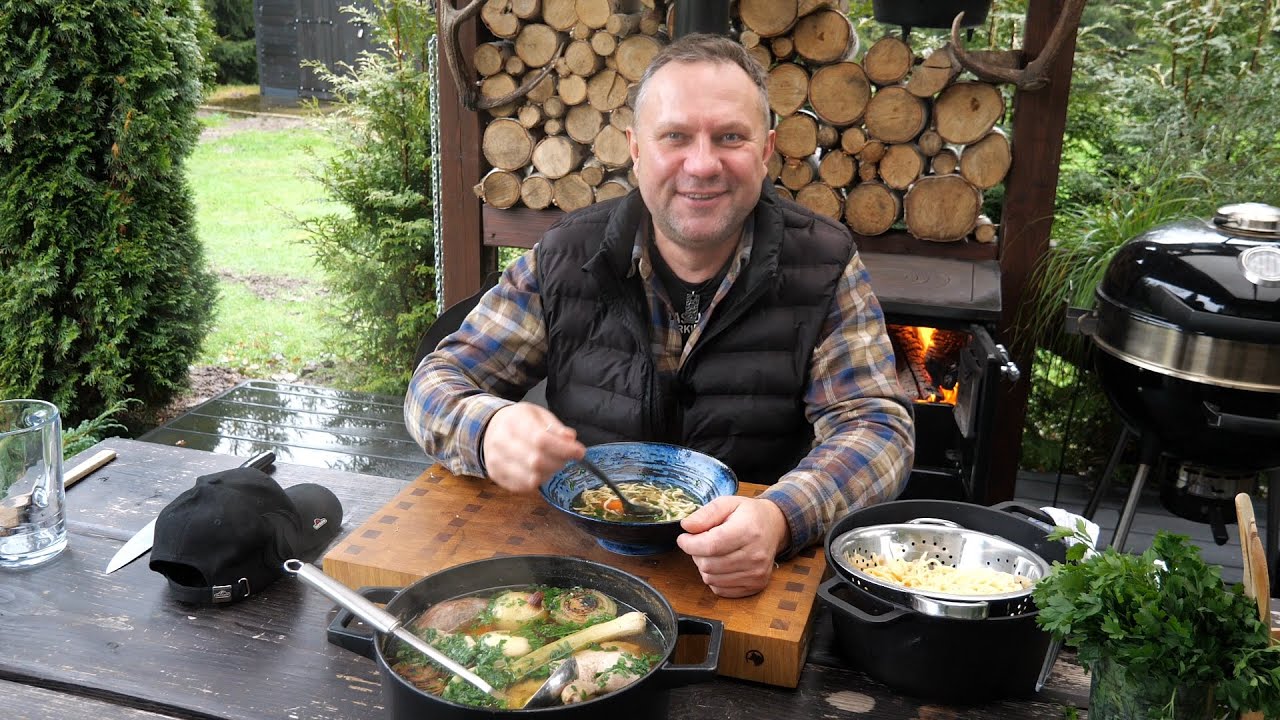 Rosół to nie kostka rosołowa i kawałek kurczaka - Rosół z 1905r z domowym makaronem /Oddaszfartucha