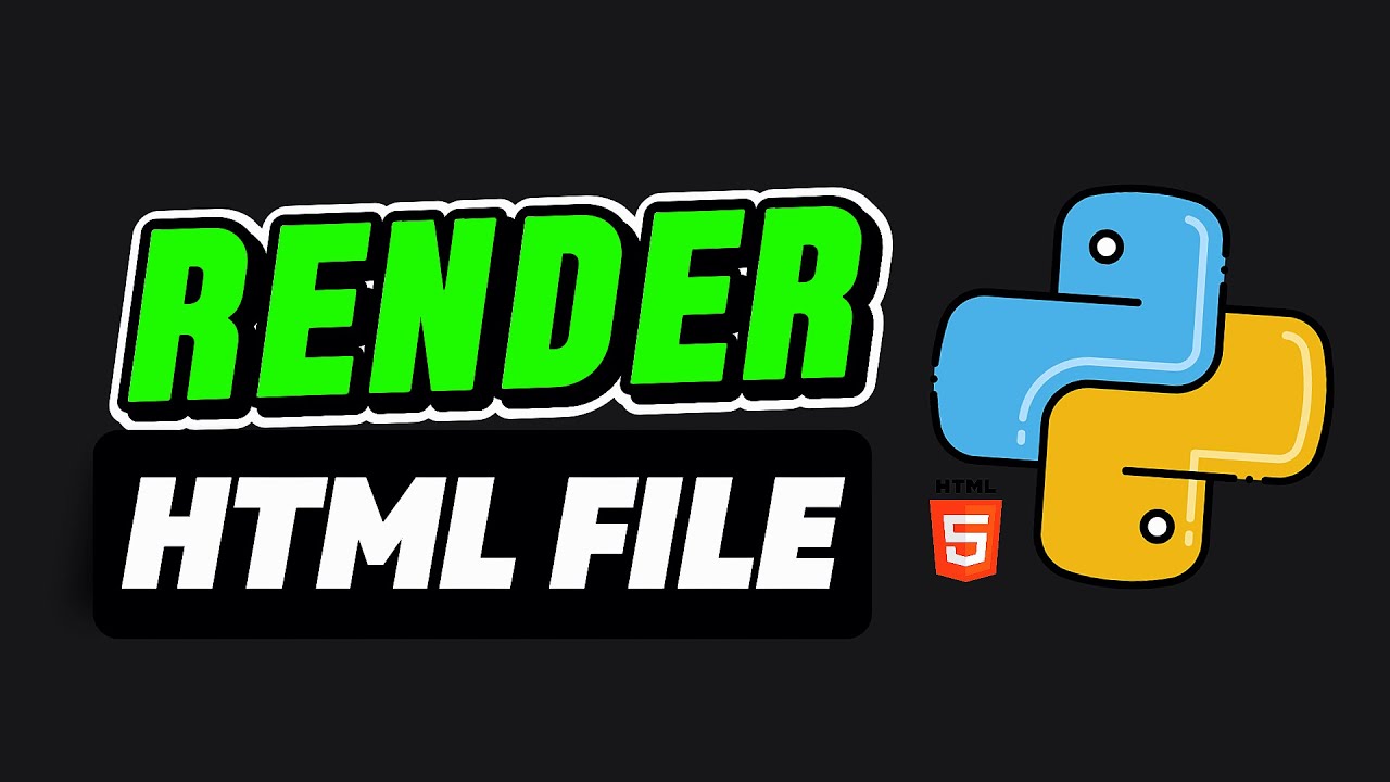 How to Render HTML Files in Flask? – Python Web Development Tutorial 2