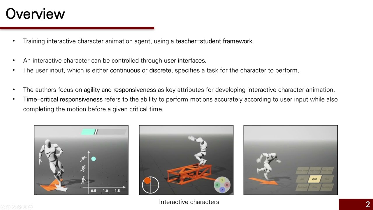 [Seminar] A Teacher-Student Framework for Interactive Character Control