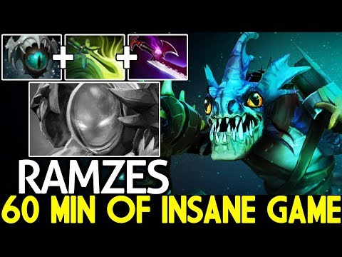 RAMZES [Slark] 60 Min of Insane Game VS Noone Arc Warden 7.22 Dota 2
