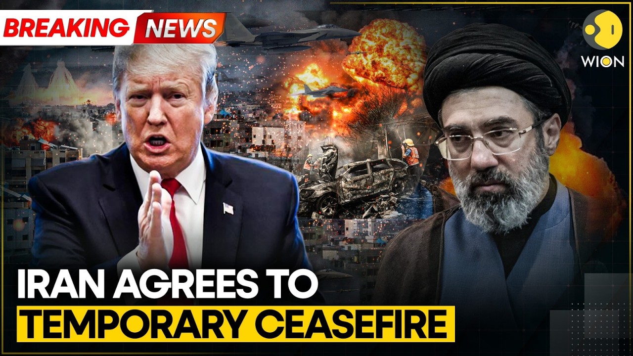 US-Iran War: Two-Week Ceasefire Subject to Opening of Hormuz Strait | WION BREAKING