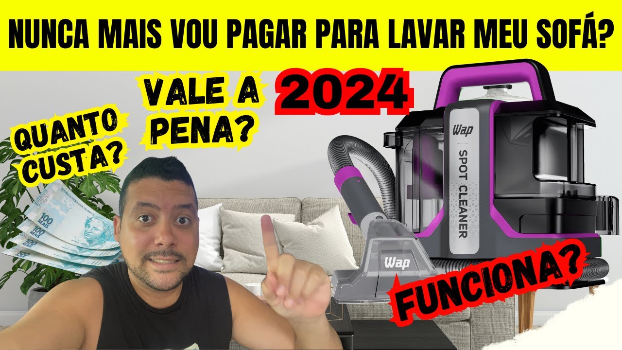 Extratora Sujeira Higienizadora Spot Cleaner Wap W3 2024 Como Tirar Mancha Sofá Claro Tapete Colchão