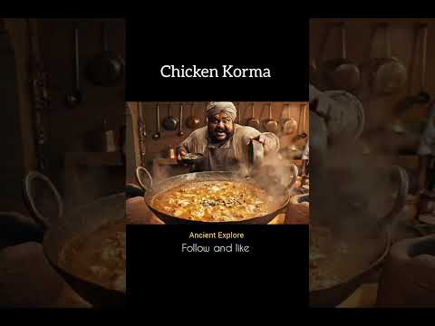 Chicken Korma Ka Asli Origin 😳 | Mughal Kitchen Ka Gusse Wala Accident! | Food History Shorts