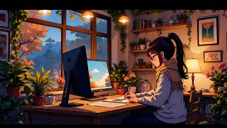Chill Lofi Autumn 🍂 Positive Lofi Music for Study, Work or Chill Mode - Beats Hip Hop Mix