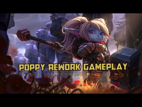 Battle Regalia Poppy- Full Gameplay- League of Legends
