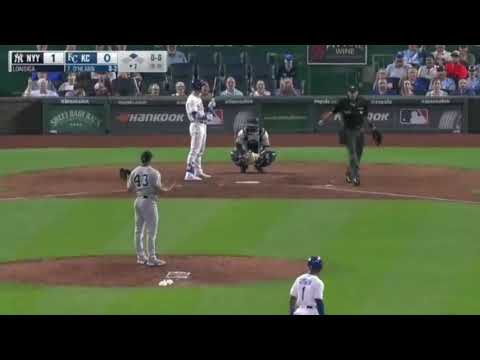 Aaron Boone Ejected Loasiga Called For A Balk?! And Judge Was Safe 8/9/21 Yankees and Royals