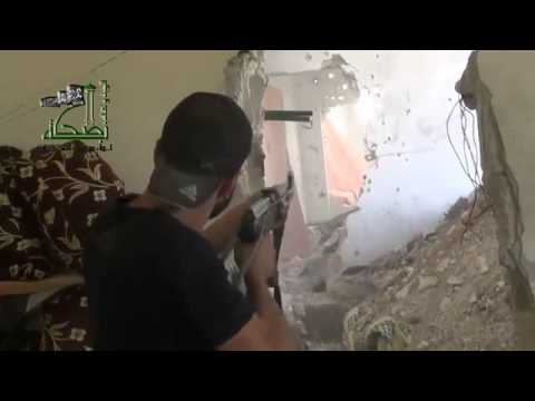 اشتباكات بين لواء سعد بن أبي وقاص وقوات النظام معضمية الشام