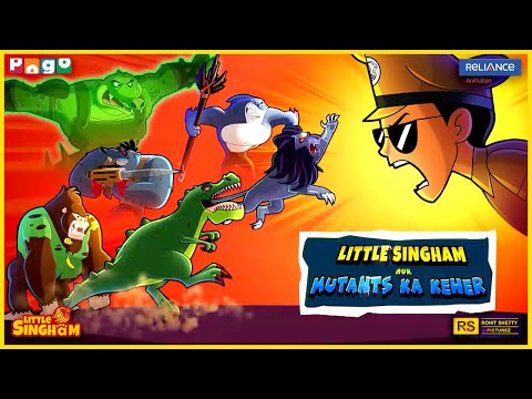 Little Singham 🦁 Aur Mutants Ka Keher  | Battle for Mirchi Nagar Begins! | Pogo TV | Kids Cartoon