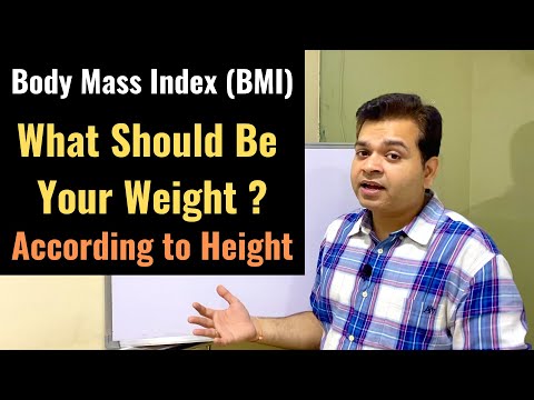 What is normal Weight according to Height, How to calculate Body Mass Index BMI, Normal Range of BMI