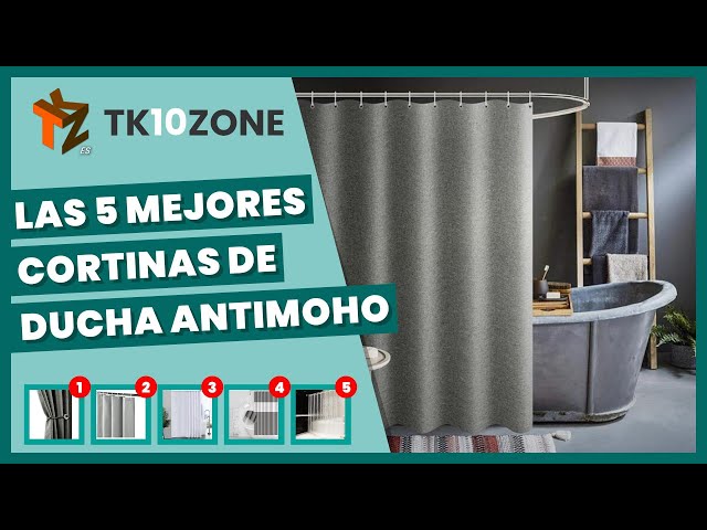 Vídeo relacionado con Bonhause Cortina de Ducha para Niños Alfabeto ABC Animales Cortina de Baño de Poliéster Impermeable Antimoho Lavable Cortina Ducha 180 x 180 cm con 12 Ganchos