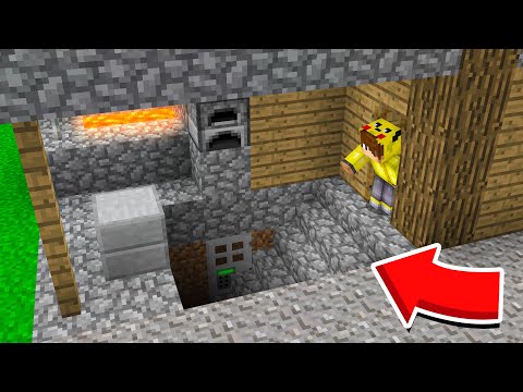 EVİMİN ALTINDA GİZLİ GEÇİT BULDUM! 😱 - Minecraft