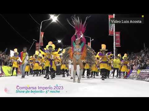Comparsa Imperio 2023 - Show de batería Nota 10 - Quinta noche de carnaval