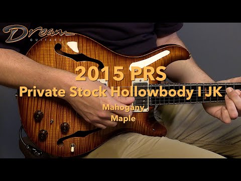 2015 PRS Private Stock Hollowbody 1 JK, Mahogany/Maple image 26