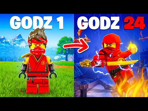 PRZETRWAŁEM 24 GODZINY w LEGO FORTNITE NINJAGO