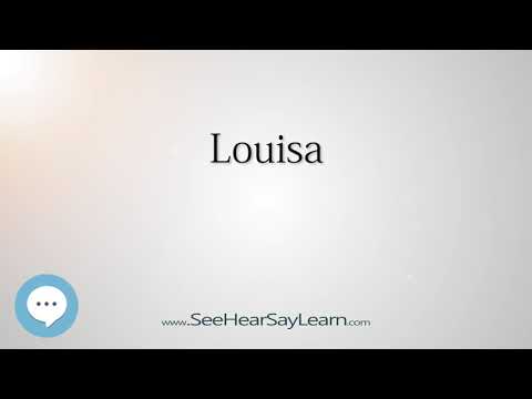 Louisa (How to Pronounce Cities of the World)💬⭐🌍✅