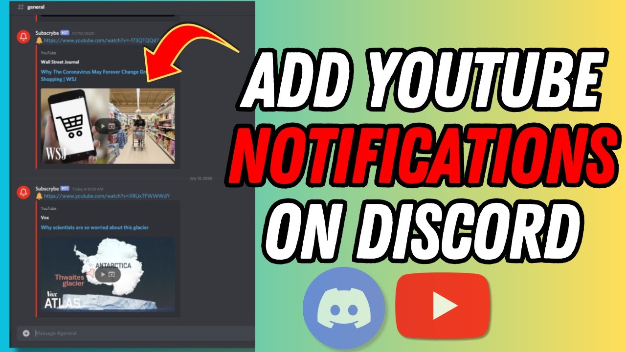 How To Add Youtube Notifications On Discord | Full Guide