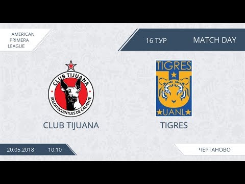AFL18. America. Primera. Day 16. Club Tijuana - Tigres