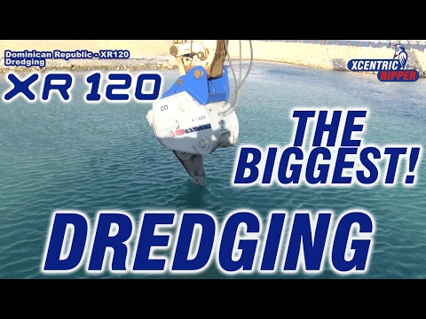 Xcentric Ripper XR120. Dredging in Dominican Republic.