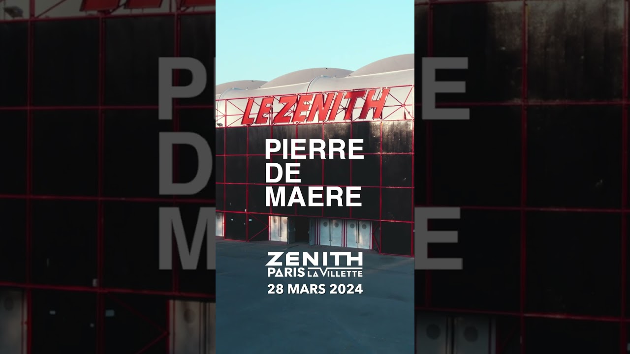 Miniature de la vidéo Rendez-vous au légendaire ZÉNITH de Paris le 28 mars 2024 pour la plus folle soirée de votre vie ! du film Pierre de Maere en concert au Zénith de Paris