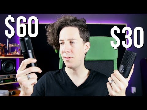 Which is Better?  $30 Versus $60 Cheap Microphone Comparison and Review