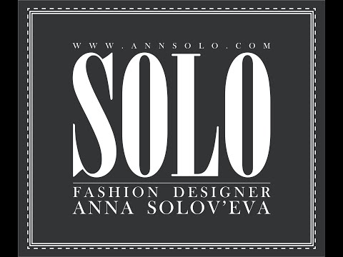 Anna Solov'eva Fashion designer at Moscow Fashion Week 2014