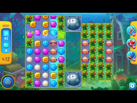 Fishdom 6667 Level - 22 moves - NO BooSTERS