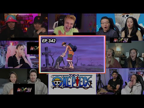 ONE PIECE | STRAWHATS VS ZOMBIES!!! | EPISODE 342 | REACTION MASHUP | ワンピース