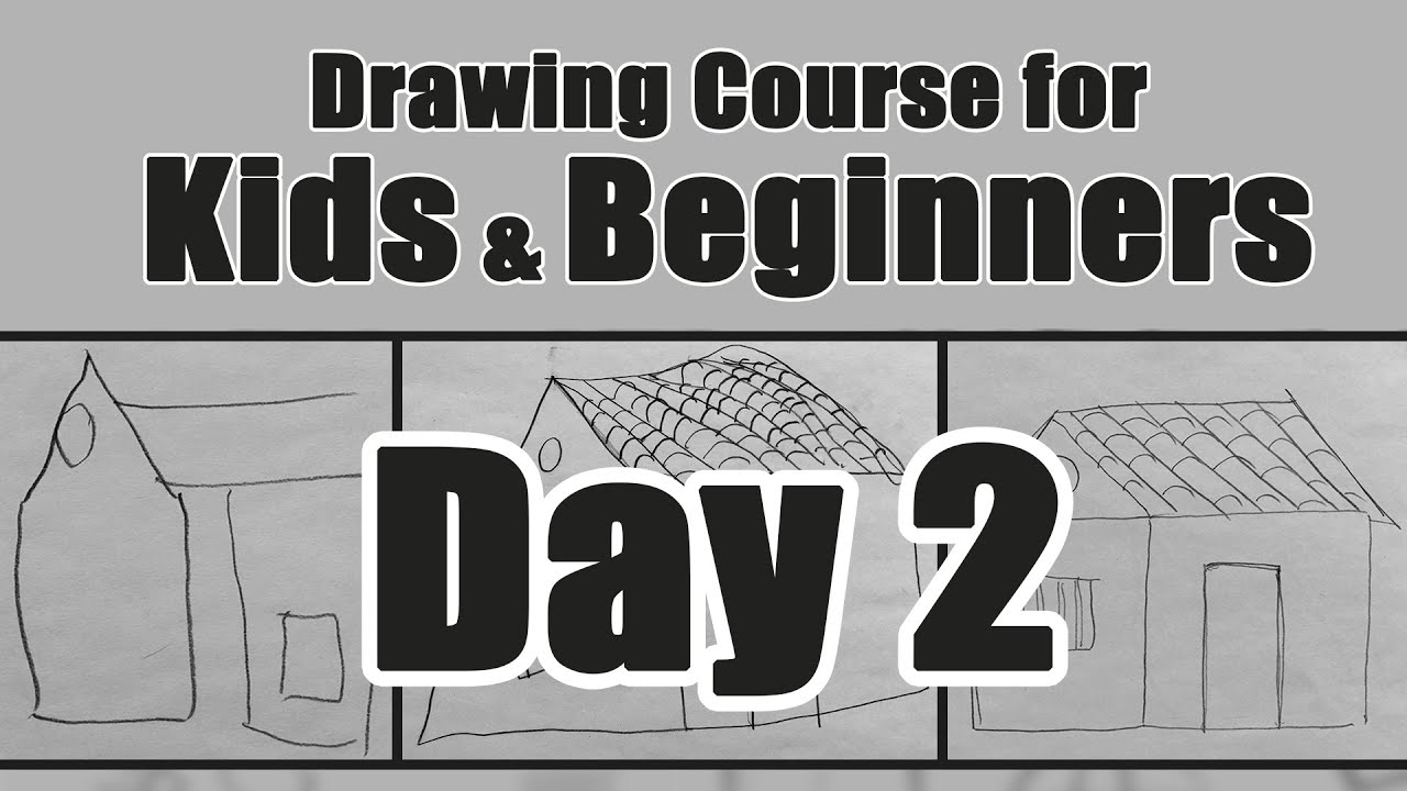 Drawing Class for Kids and Beginners - Day 2 | Basics of Drawing for Beginners | How to Draw