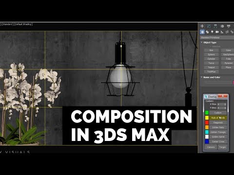 Get The Best Looking Images - Easy Composition Trick in 3ds Max (rule of thirds, golden spiral, etc)