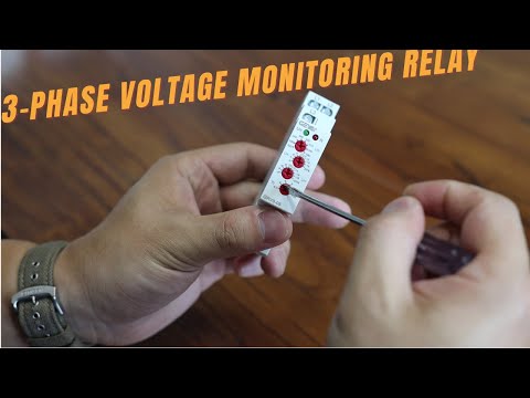 the demonstration of 3-phase voltage monitoring relay GRV8-05 | Geya Electric