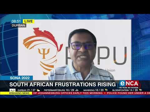SONA 2022 South African frustrations rising