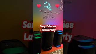 Sony X Series speakers launch party #sonyxseries #partyspeaker @SonyMEAofficial