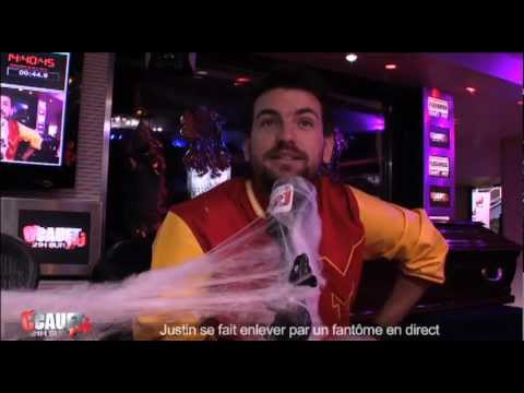 Justin se fait enlever par un fantôme en direct - C'Cauet sur NRJ