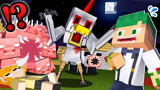夜になるとモブが化け物に突然変異する？！怖い世界を調査するマインクラフト...!!🐓🐷『都市伝説 一気見まとめ』【Minecraft】よろずや🍭