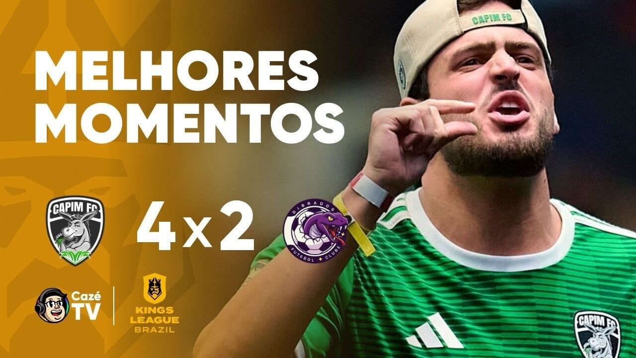 MELHORES MOMENTOS: CAPIM 4 X 2 DIBRADOS | KINGS LEAGUE BRASIL 2026 - 2º SPLIT | 2ª RODADA