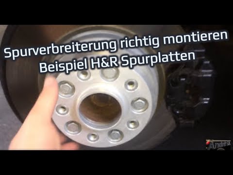 Wheel spacers // Installing wheel spacers H&R DRA System: Example BMW E90